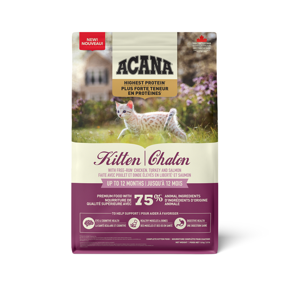 High protein and fat cat food top